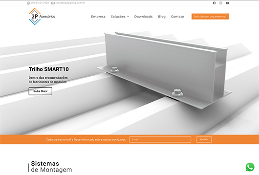 Curso de Criação de Sites - Site 2P Acessórios